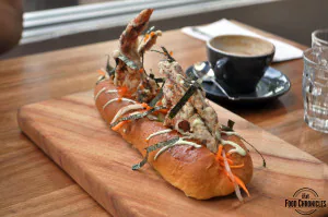 devon on danks soft shell crab roll