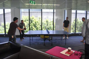 Google offices ping pong