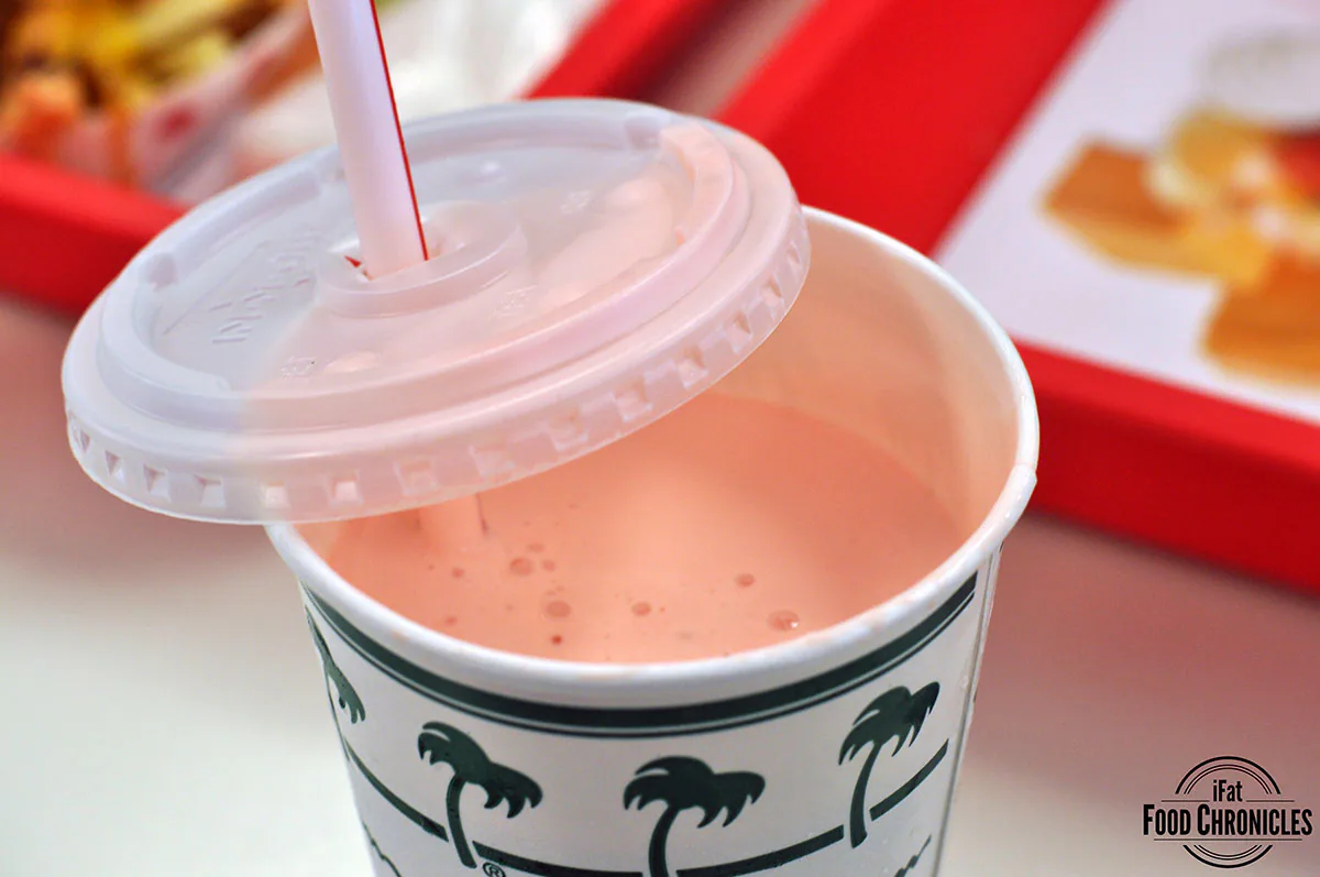 in n out strawberry Milkshake