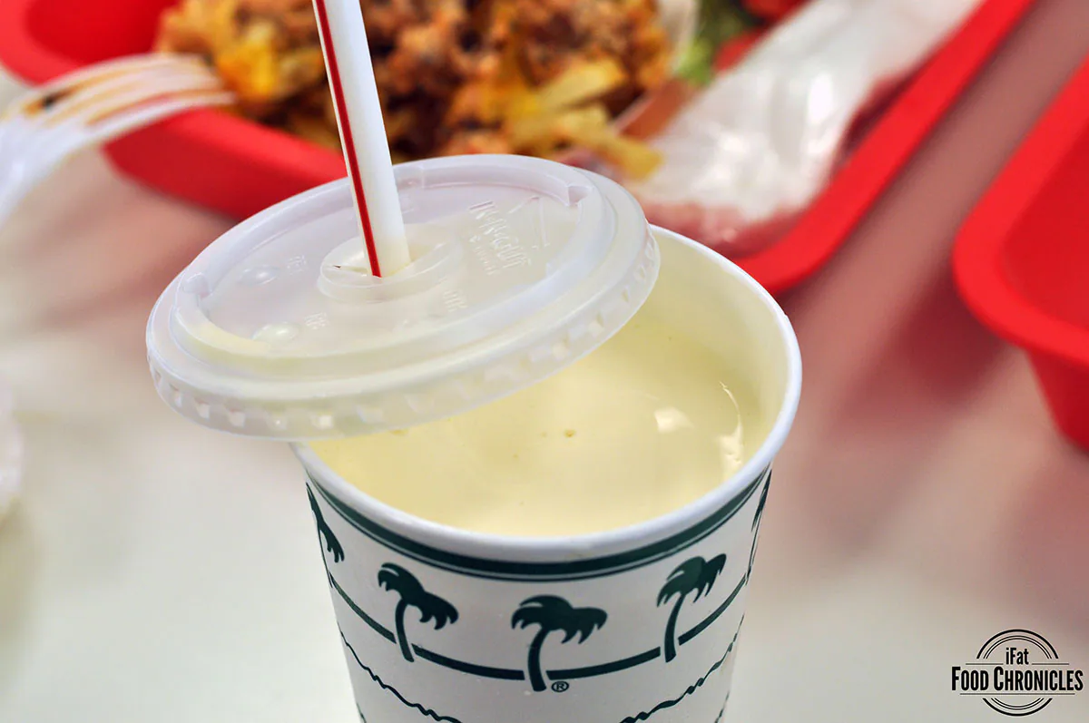 in n out vanilla milkshake