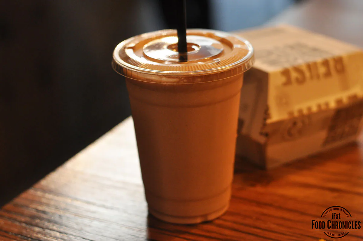 Chocolate milk shake
