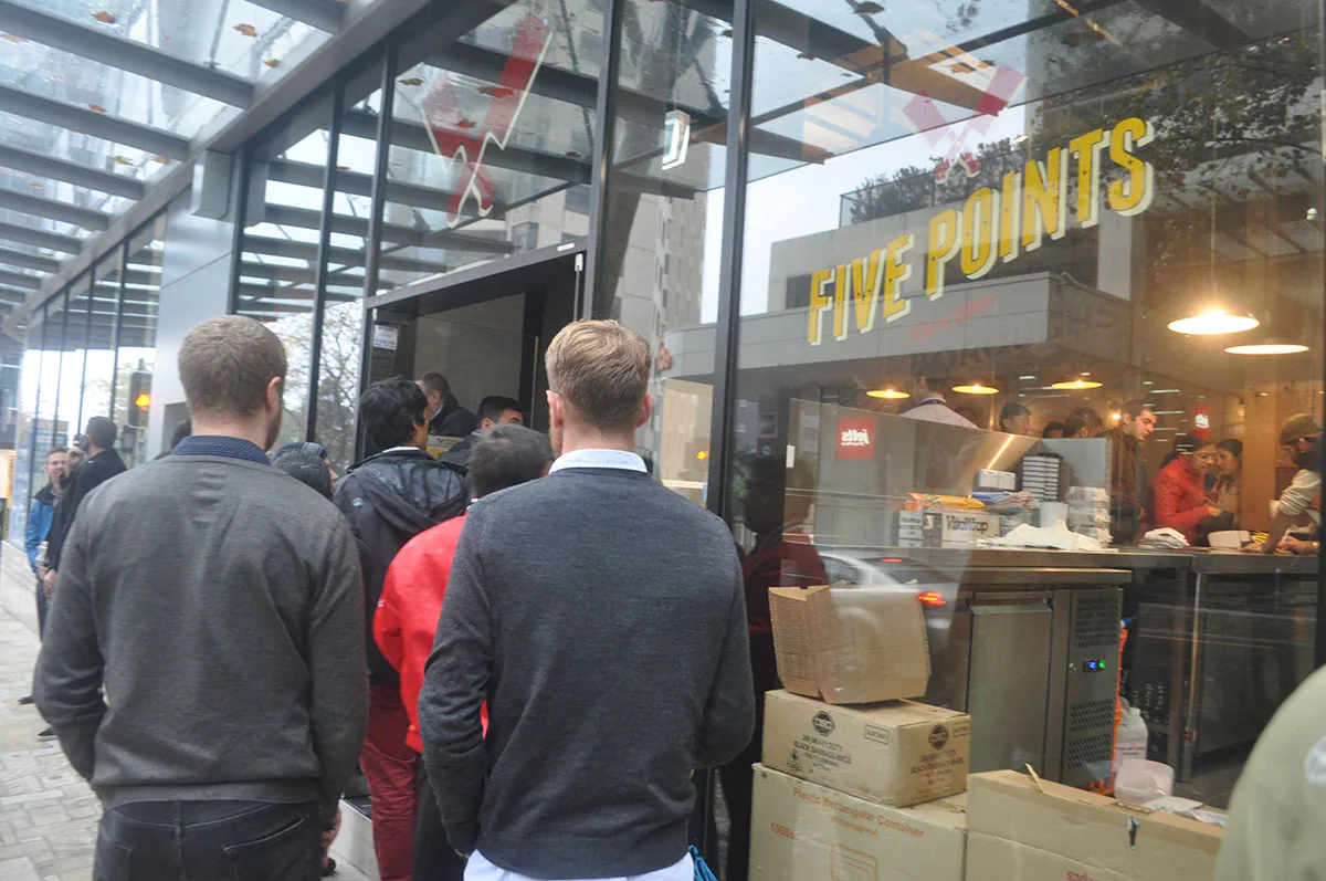 Five Points in North Sydney