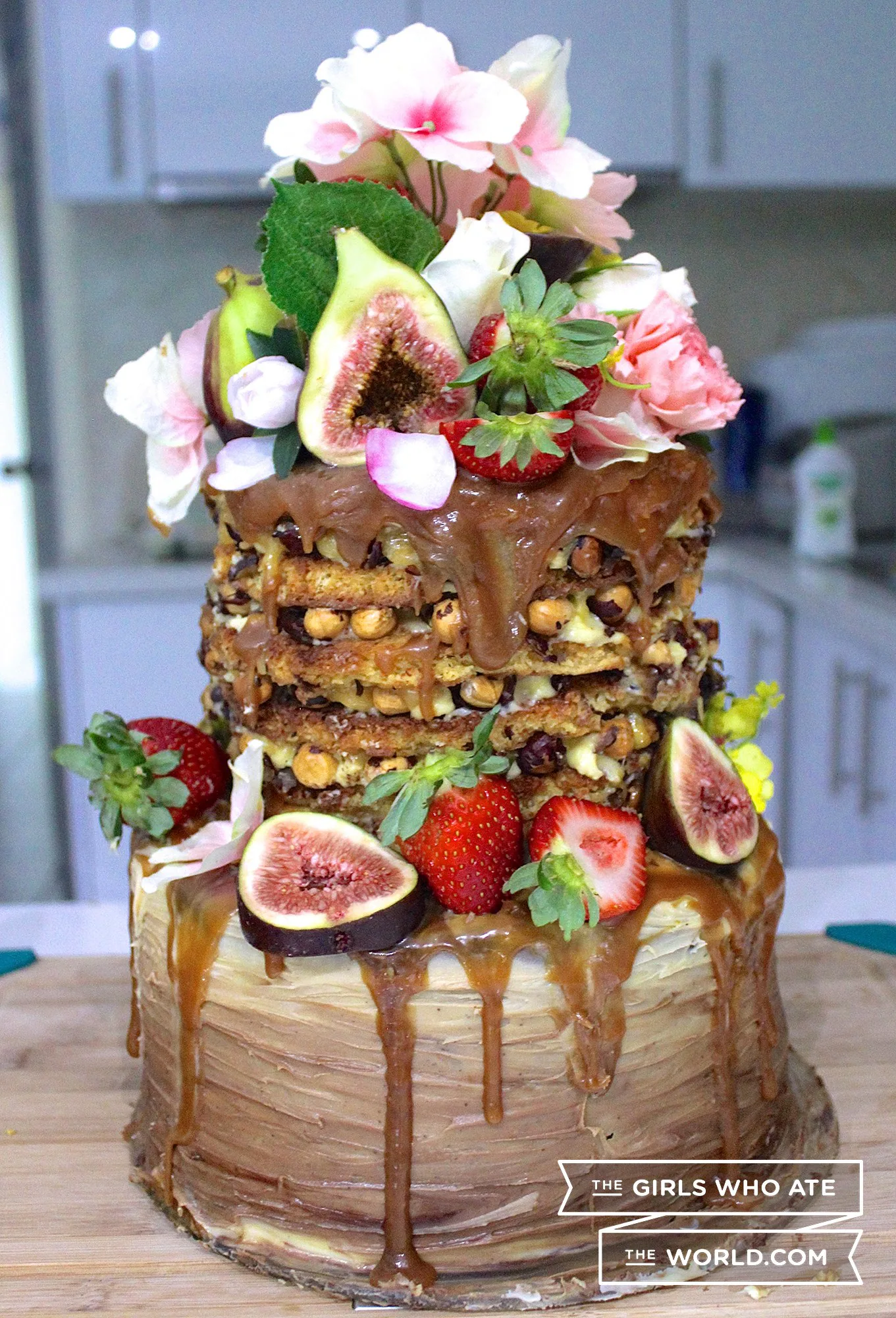 This cake by Toz has more layers than me during winter except it's way prettier and probably tastier too