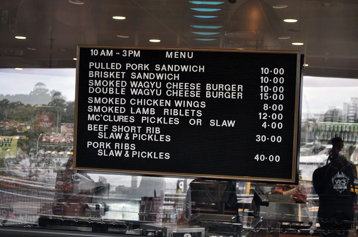 vics meat market menu