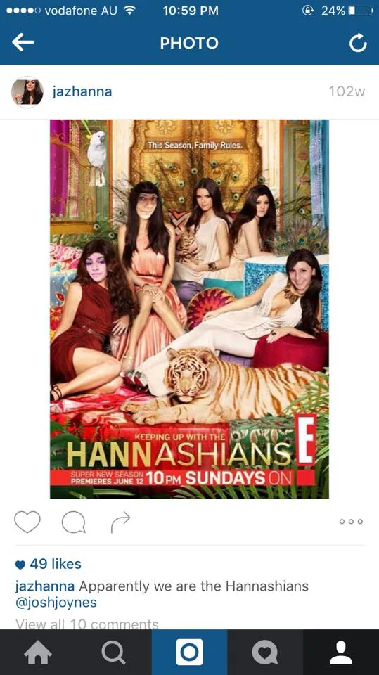 eating up with the hannashians
