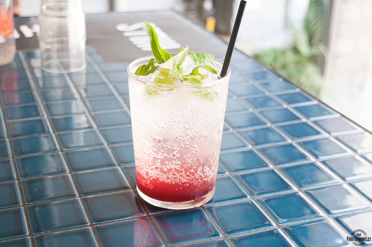 reuben hills elderflower and rose iced tea