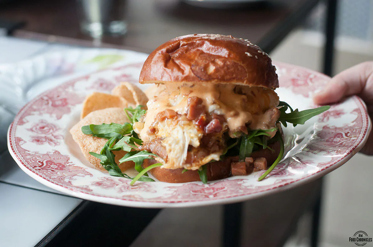 reuben hills broken omlette roll