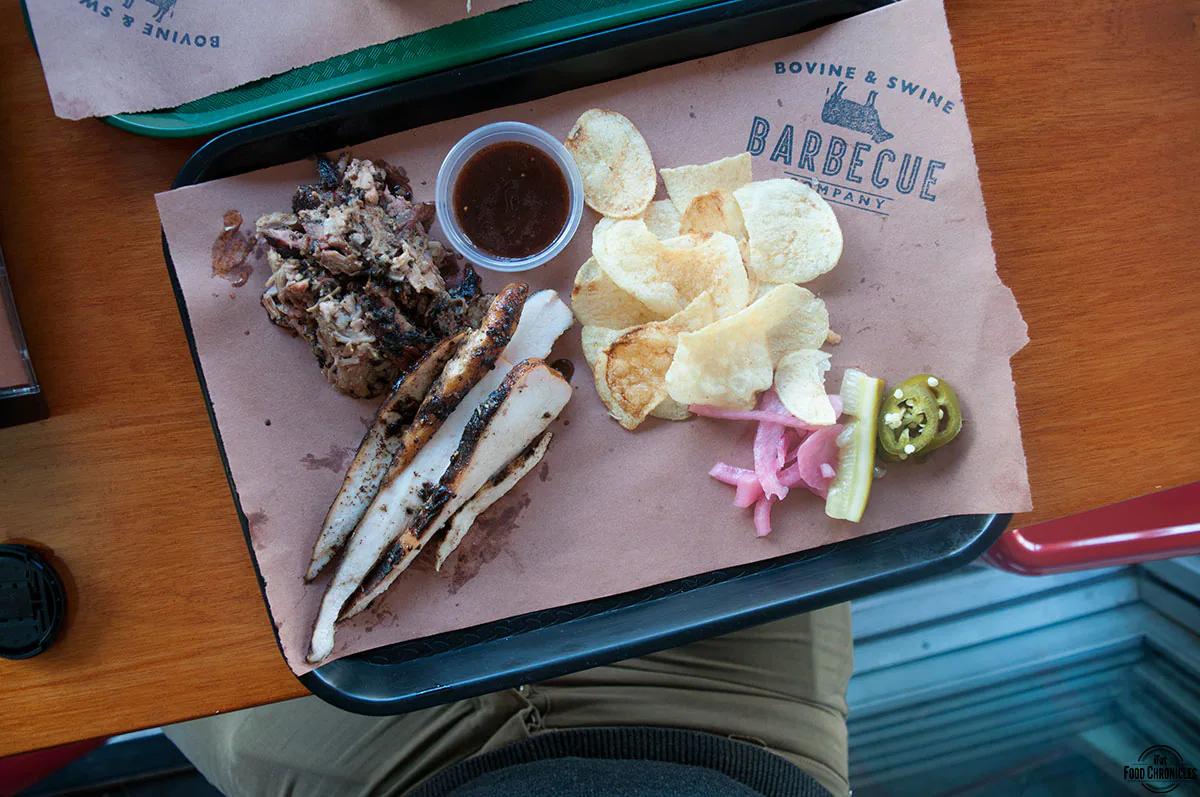 bovine and barbecue platter