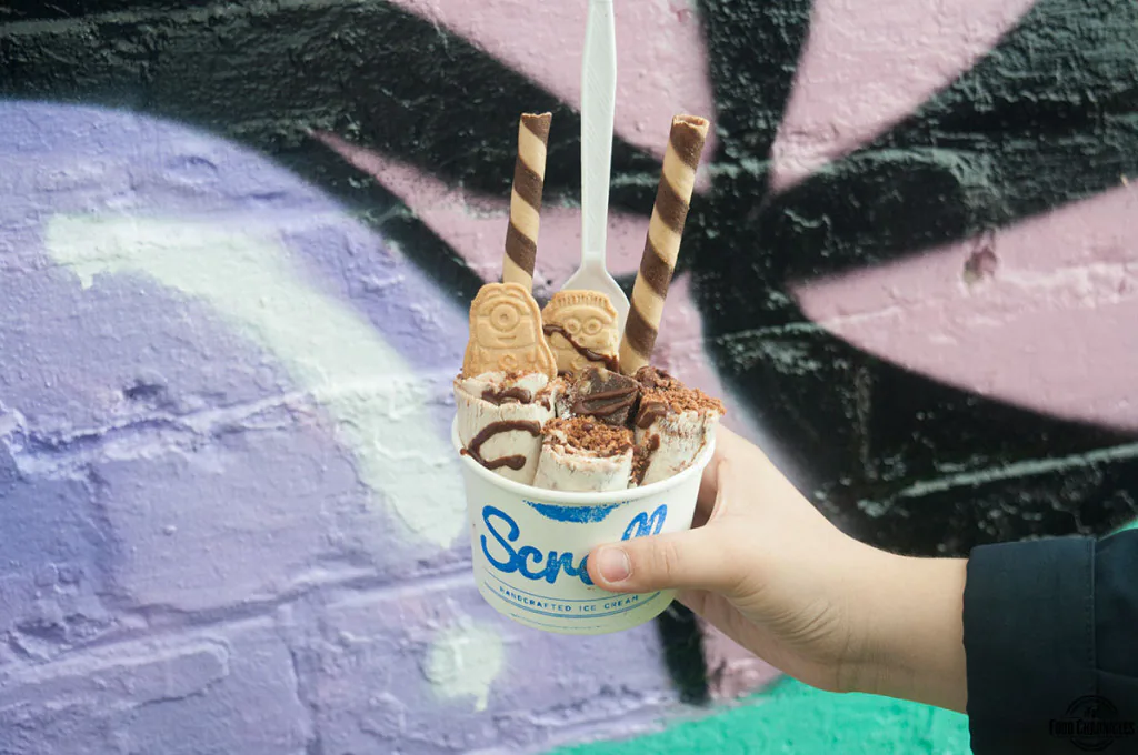Scroll ice cream nutter butter