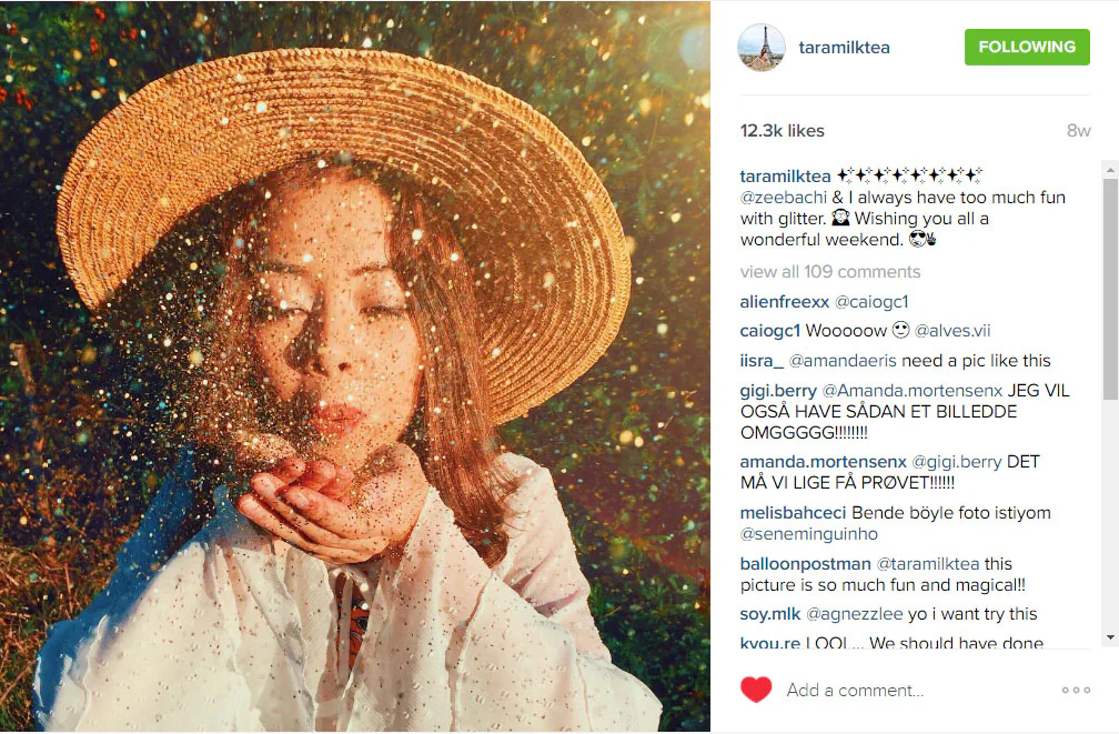 From Tara's Instagram! Shout outs to Zeebachi for being Godlike as well.