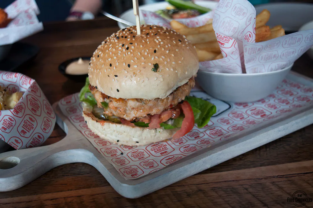 salmon and bear salmon bearger