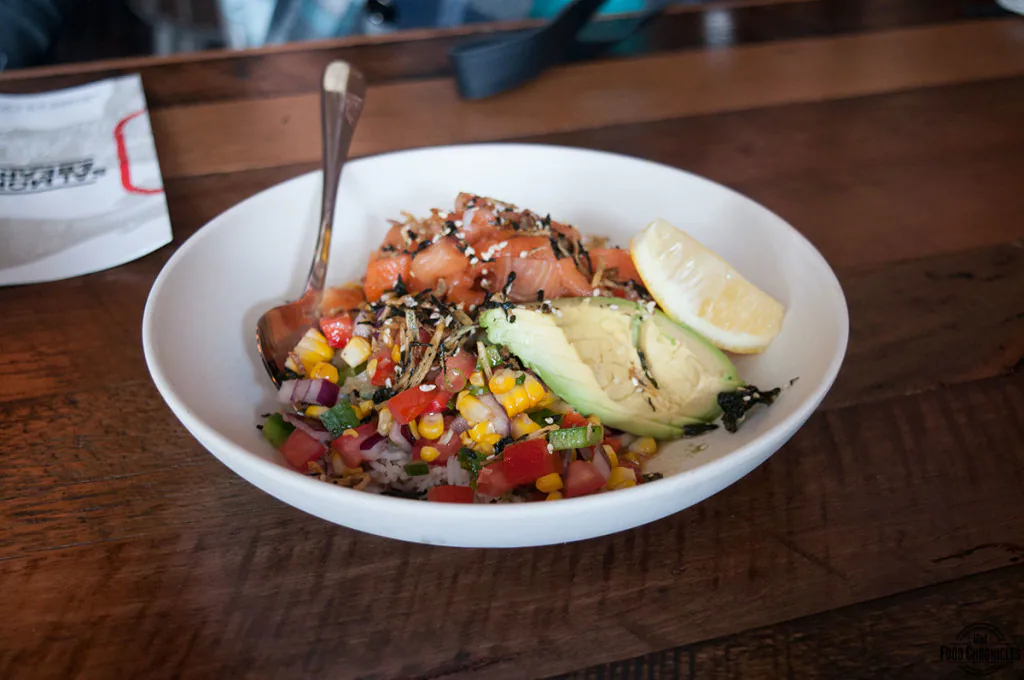 salmon poke bowl