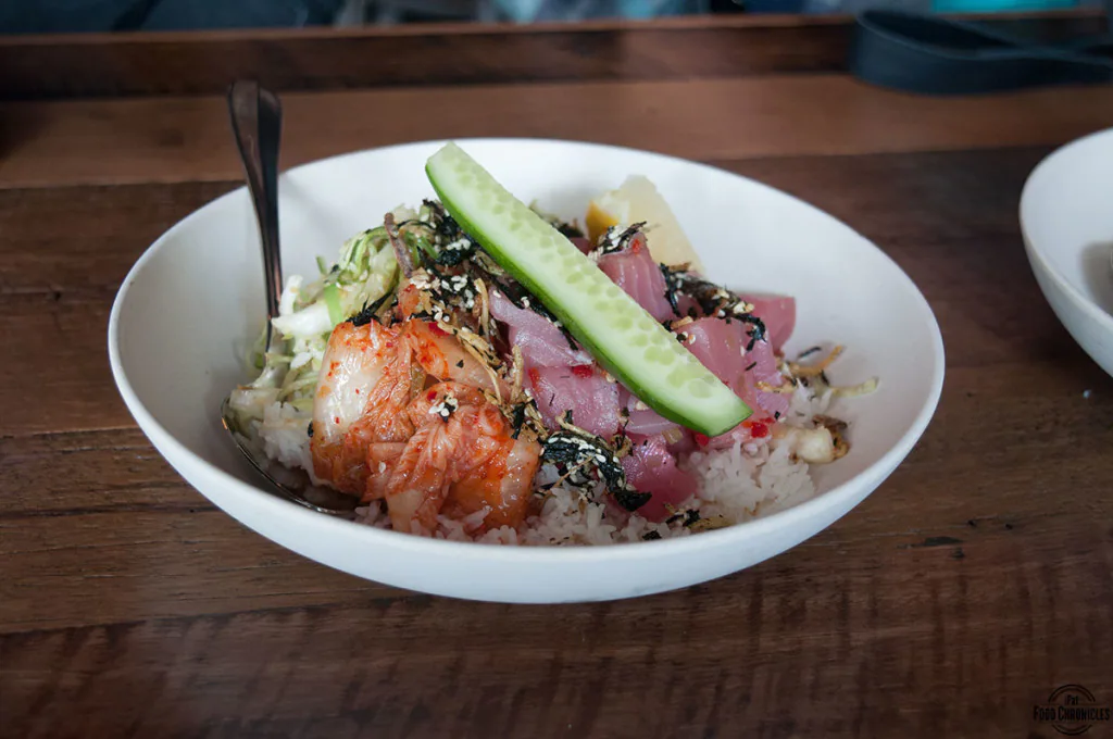 tuna poke bowl salmon and bear