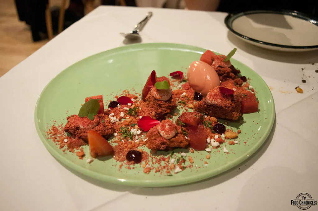 Sicilian Summer: Watermelon, wild strawberries, hibiscus, beetroot and raspberries