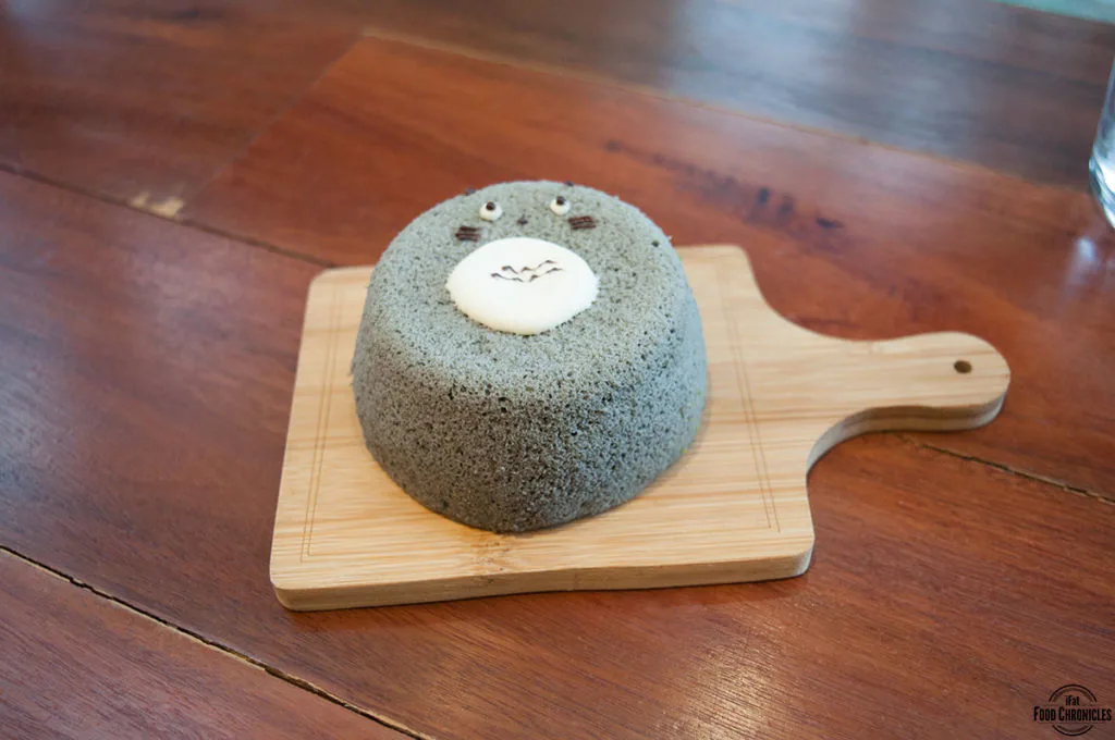 cuppaflower black sesame chiffon cake