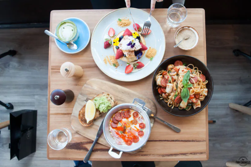 Gibbons Street Cafe, Redfern — gibbons st cafe spread