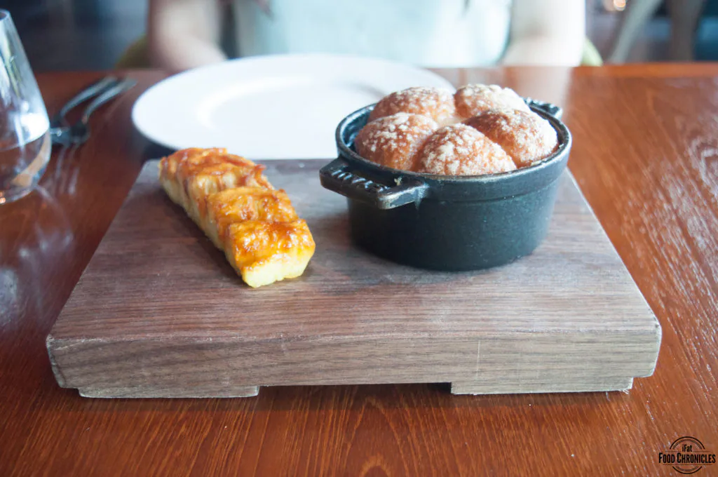 Tipsy cake with spit-roasted pineapple