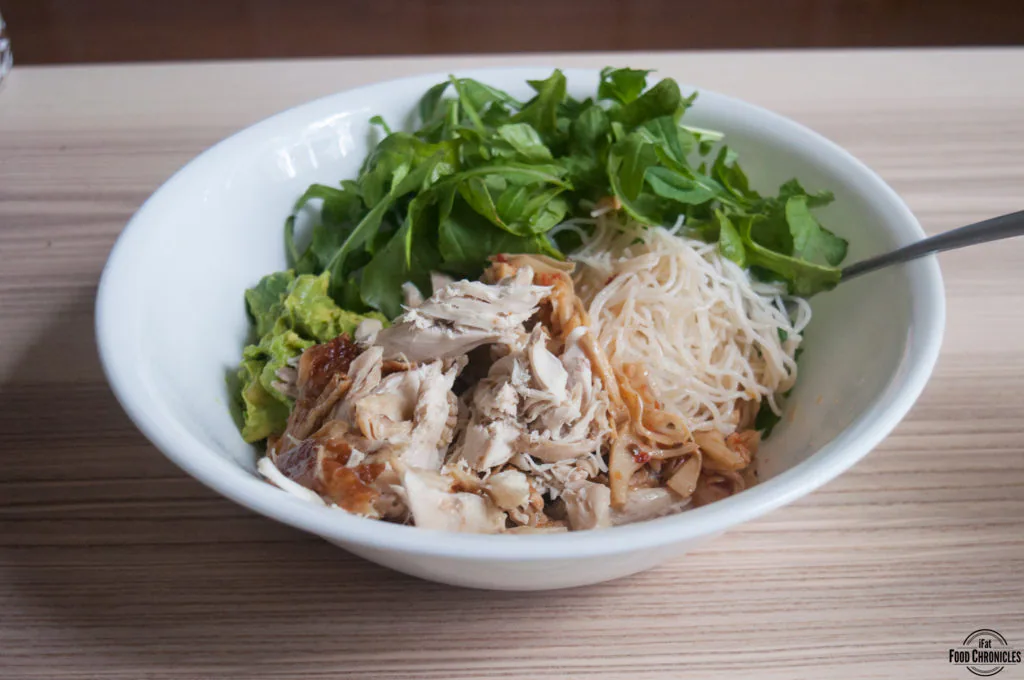 Chicken vermicelli bowl
