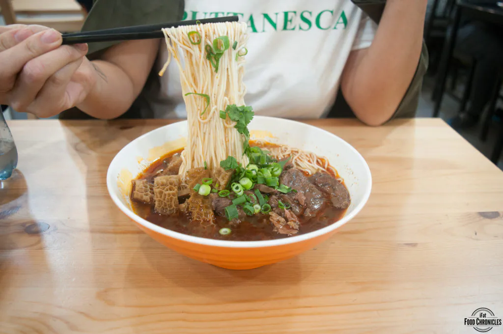 Granny's Noodle beef and tripe noodle soup