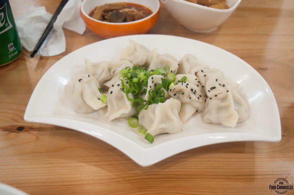 Granny's Noodle pork and chive dumplings