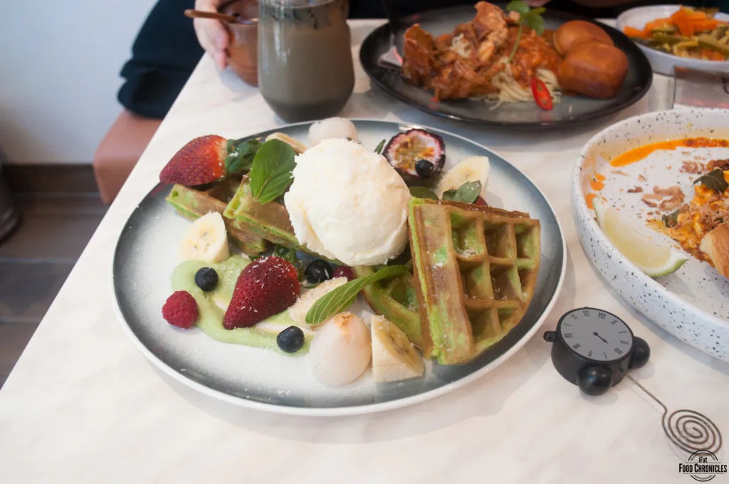 x23 pandan waffles
