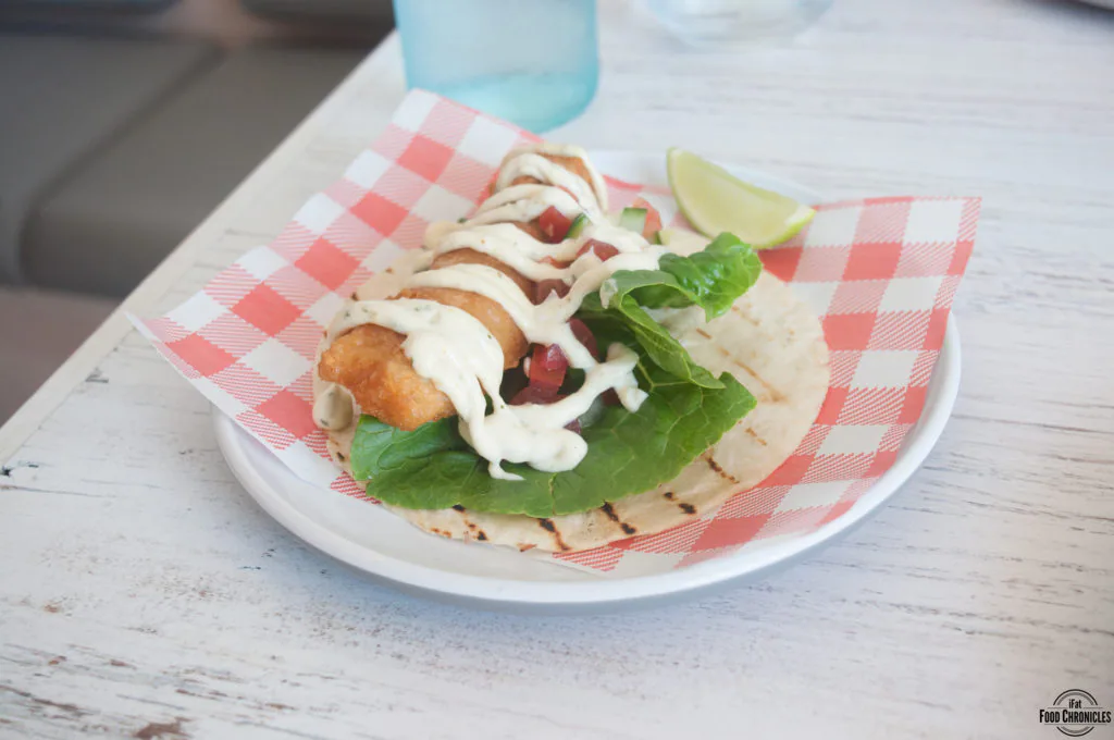 Fish taco at Fish at Petersham