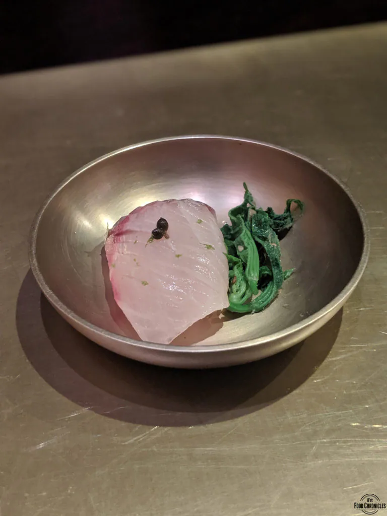 Mackerel sashimi