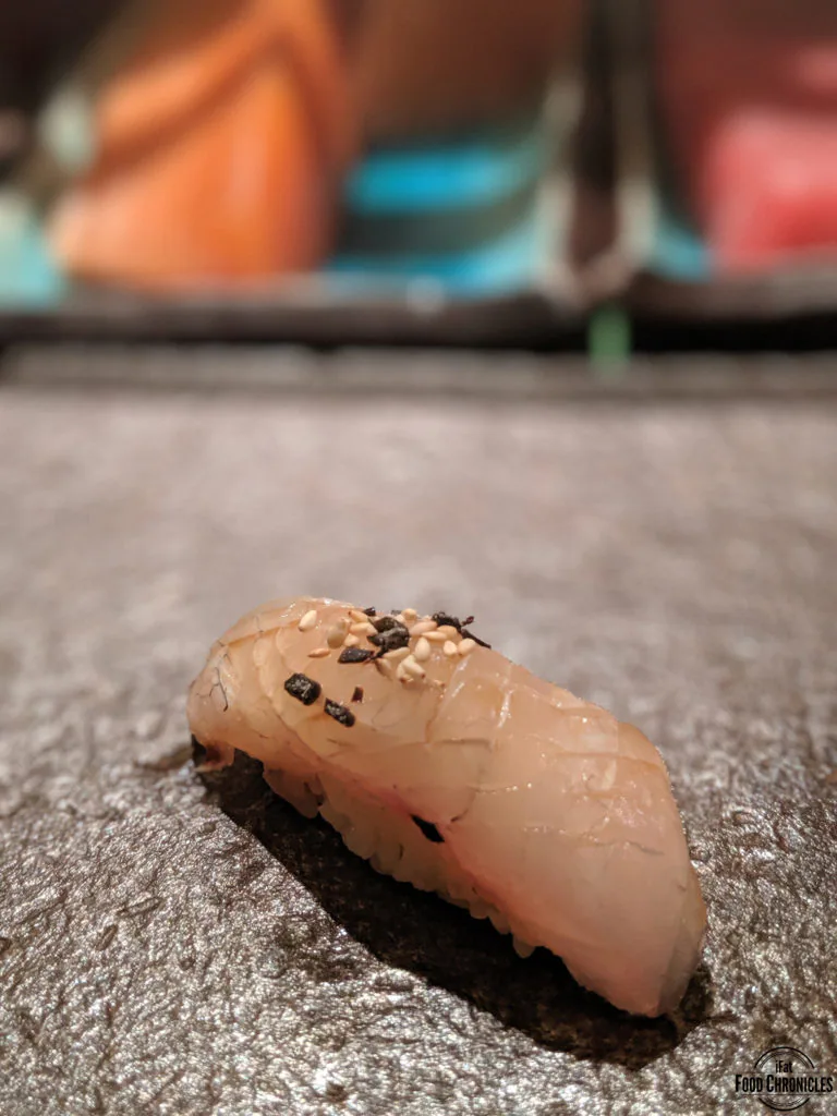 Aged line cod snapper