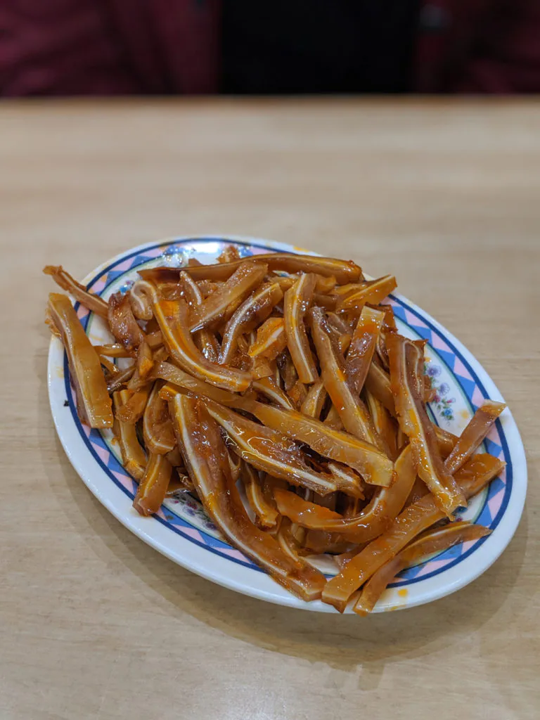 Spicy Pig Ears at Mother Chu's Taiwanese Gourmet