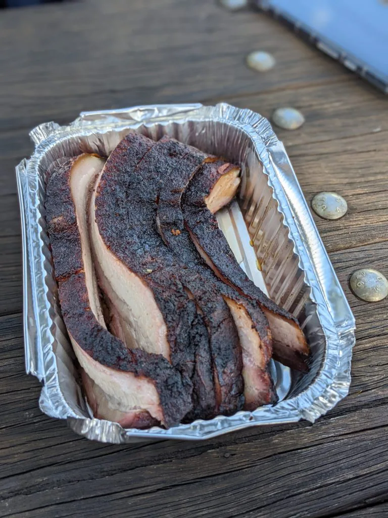 500g of smoked pork belly