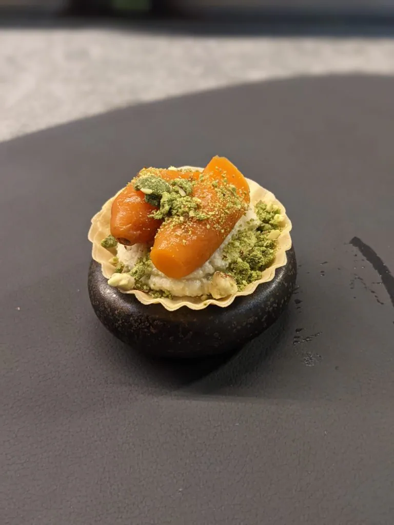 Carrot tart from Kobo Sydney