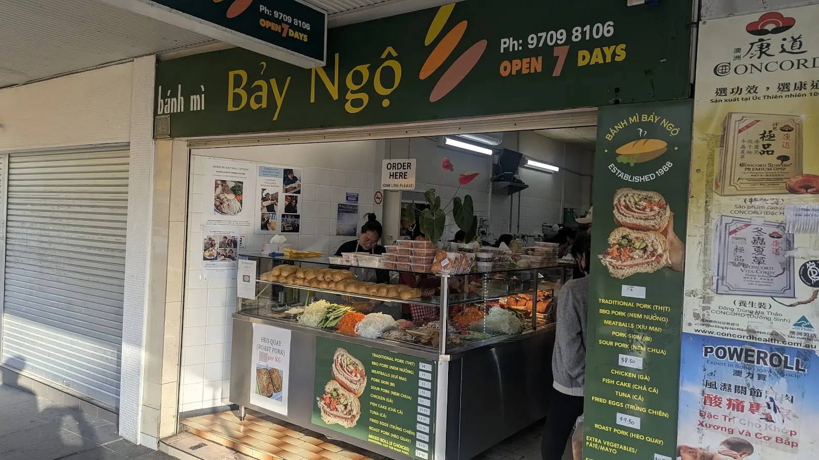 Banh Mi Bay Ngo storefront in Bankstown