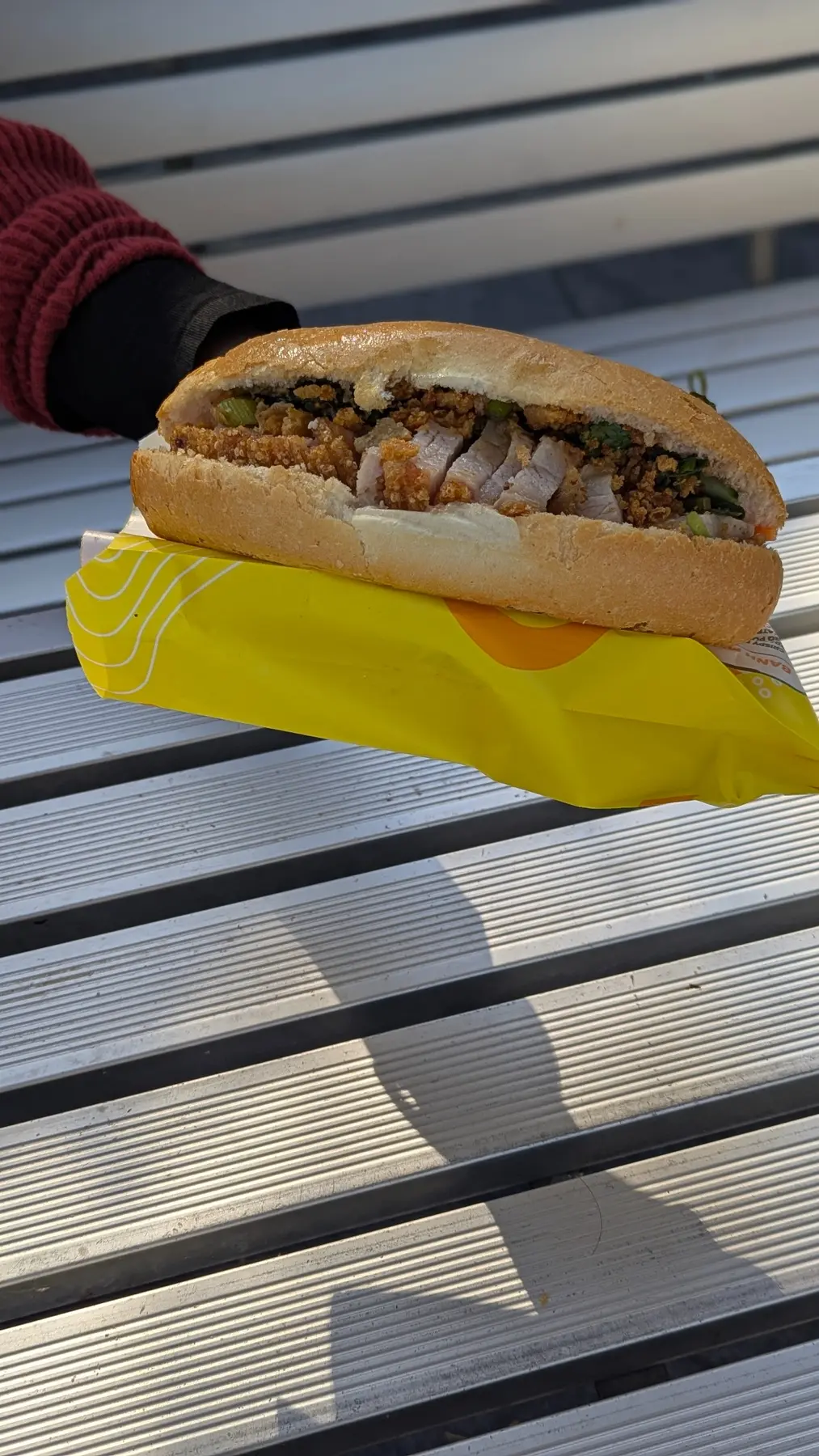 Roast pork banh mi from Banh Mi Bay Ngo in Bankstown