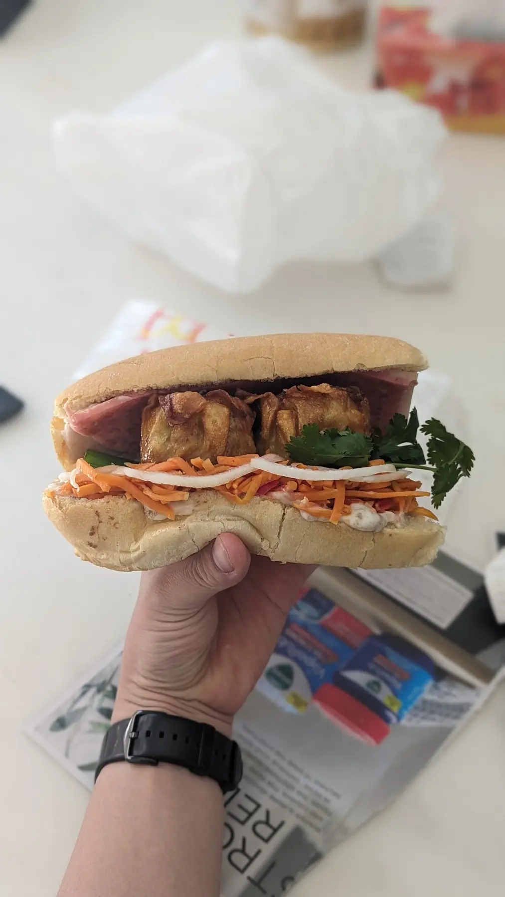 Banh mi from Xcel Roll and Bowl in Parramatta