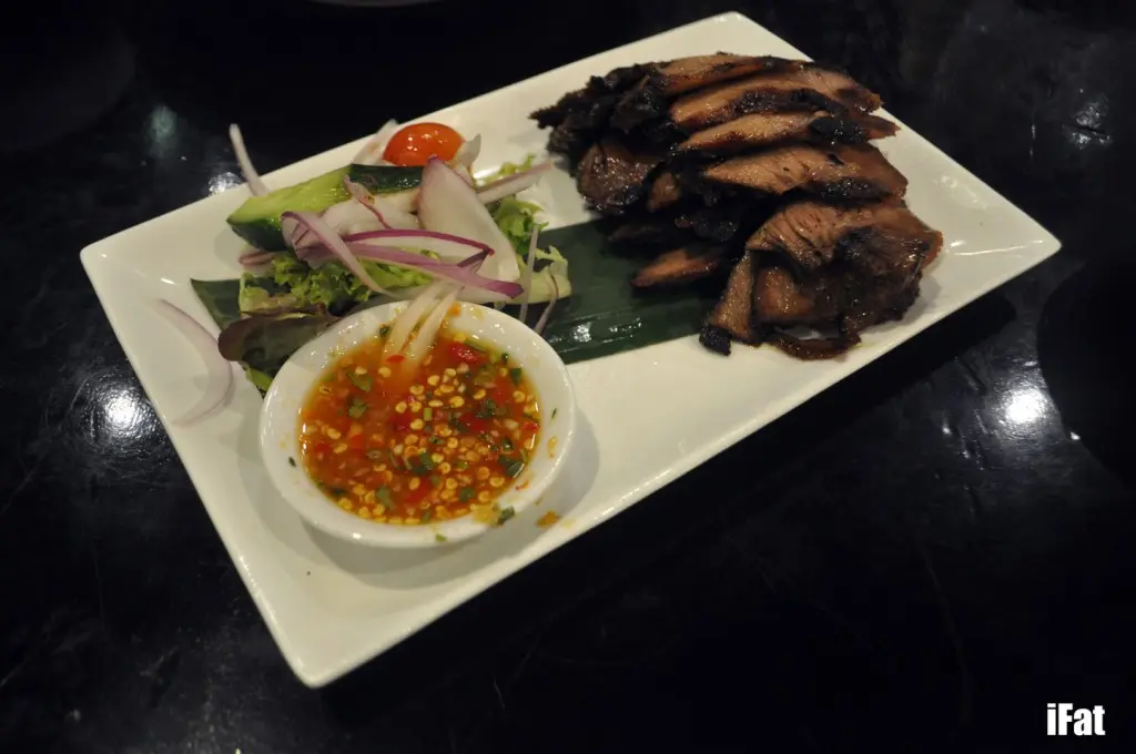 Grilled ox tongue