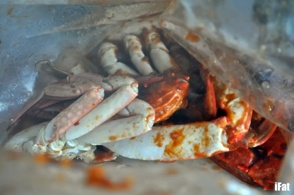 Blue swimmer crab with Mexican sauce