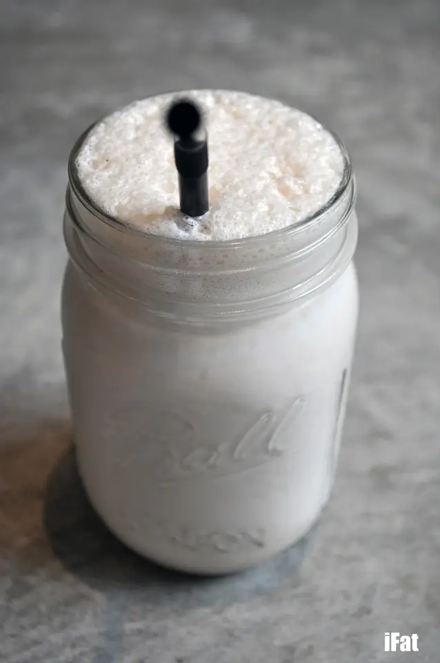 Peanut butter & jelly milkshake