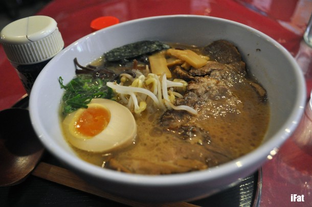 Cha shu ramen with roast pork