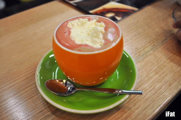 Red velvet hot chocolate