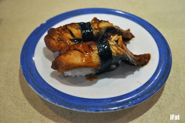Grilled eel sushi