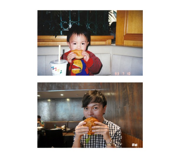 The Burgerfiend hasn't changed much over the years....I'm not as cute but still.