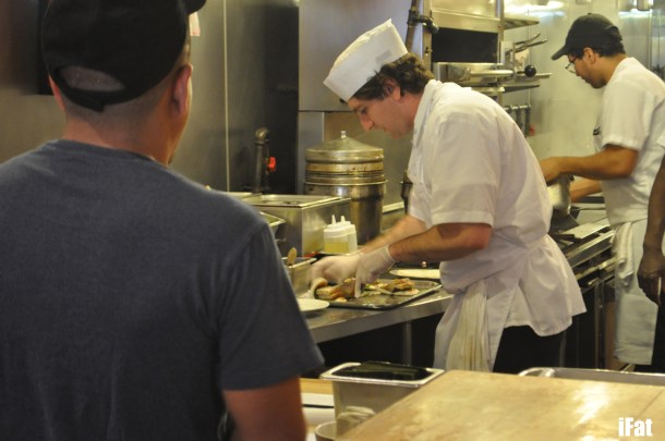 Watching Momofuku's pork buns get made should be a YouTube video. I'd be responsible for at least a million views.
