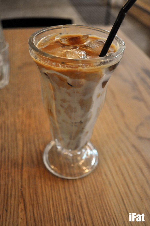 Iced coffee with condensed milk