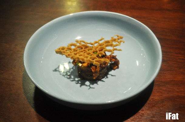 Daikon with XO sauce and tripe