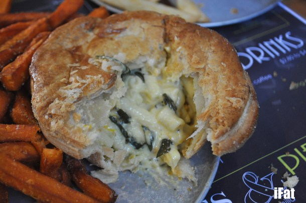 Mac & cheese pie from Pie Tin, Newtown